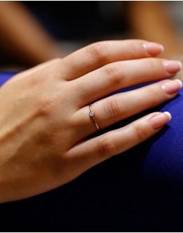 NAZAR BONCUKLU ALTIN YÜZÜK