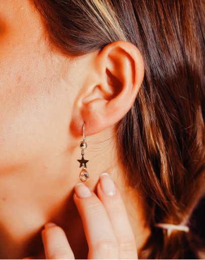 DOĞAL TAŞLI YILDIZ KÜPE